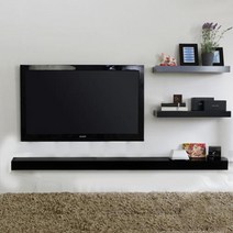 브리스페이스 [리올선반] 1500 튼튼벽걸이 미디어 TV선반 벽선반, 애쉬오픈