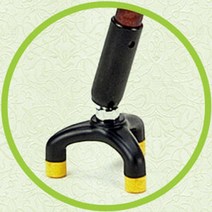 어르신 3발 지팡이 노란 고무패킹 3개 바킹 할아버지 재사용 교체용 고령자