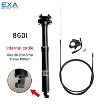 자전거 싯포스트 시트포스트 안장봉 KS EXAForm 860i 조정 가능한 공기 sprung Seatpost 30.9/31.6mm * 395, 01 30.9x345 860i