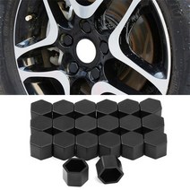 휠 너트 호환 Alfa Romeo Giulia Stelvio MiTo Tonale ALFA 4C Disco Volante 용 자동차 휠 볼트 보호 캡, 03 19mm Black