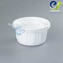일회용 국물용기(다용도컵) 105파이 중 CJ 백색 박스1000개세트, 화이트