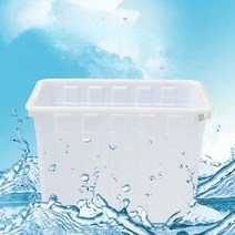 대형 플라스틱통 사각 어선 양식업 어시장 저장 통, 400리터