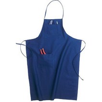 Custom Leathercraft 유니 성인 턱받이 허리 Bs60 3 포켓 캔버스 작업 앞치마 블루 미디엄