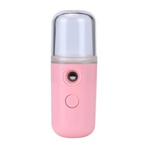 USB 얼굴 가습기 30ml 물 탱크 미니 얼굴 분무기 충전식 얼굴 증기선 여성을위한 스킨 케어 메이크업, 분홍색
