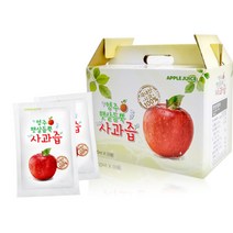 특허공법 14브릭스 이상 영주 햇살듬뿍 사과즙 100ml 50팩