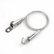 철물백화점 경사면 와이어 액자걸이 기본형 소, 와이어 1m