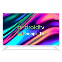 라익미 스마트 넘버11 안드로이드 TV 오프화이트 32인치 VA패널 넷플릭스 디즈니+ 에너지소비효율 1등급 프리미엄 8년 A/S 보장 2023년형, V320 오프화이트, 기본스탠드, 81.28cm(32인치)