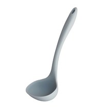 실리가든 실리콘 국자 미니 국자 대형 타공 건지개 실리콘 주방 조리도구 세트, 그레이