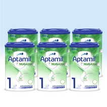 [해외직구] 압타밀 뉴가닉 1단계 800g x 6통 세트 (유통임박 2023.05), 1단계800g(6통)
