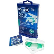 Oral-B 야간 치과 가드 스코프 민트 맛 표준으로 맞춤형 치아 연삭 보호를 위한 3분 미만