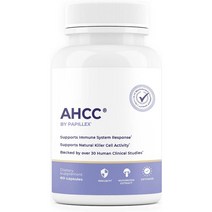 Papillex AHCC 보충제 최대 강도 자연 면역 지원 추출물 60캡슐
