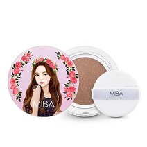미바 이온칼슘 파운데이션 더블쿠션 왕쿠션, 23호 내추럴 핑크 본품+리필, 1개