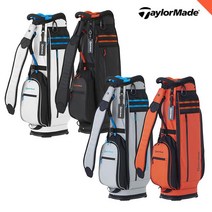 테일러메이드 시티 테크 골프 카트백 캐디백 TB649, 그레이 V95781