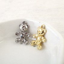 비즈아이 [7340-16]메탈팬던트(테디베어) 14*20mm [1개], OR