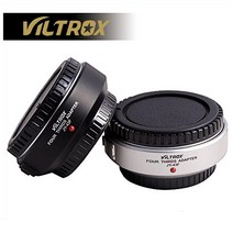viltrox 자동 초점 m43 렌즈 올림푸스 panasonic e-pl3 ep-3 e-pm1 e-m5 gf6 gh5 g3 dslr용 마이크로 43 카메라 어댑터 마운트, 검은 색