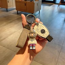 벤츠 키케이스 키링 차키홀더 키링 TPU 자동차 케이스 커버 펜던트 체인 메르세데스 벤츠 마이바흐 AMG S A, 10 B White-White boy