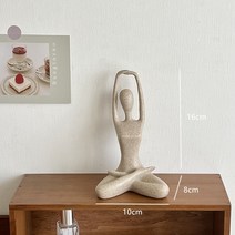 다양한 자세 스톤 오브제 장식 요가, 트럼펫 요가-스트레칭