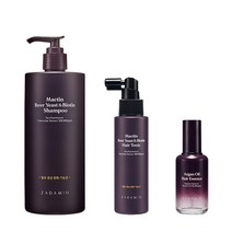 자담유 헤어케어 솔루션 시너지 패키지 3종 세트 (헤어토닉+맥틴샴푸+아르간오일)