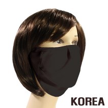 블랙마스크 얼굴 자외선차단 마스크 햇빛가리개 등산, 자외선차단 마스크DS1 연블루