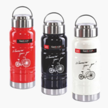 오너클랜 칼라 자전거 보온병 550ml 휴대용 W, 본상품선택