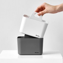 미술 교습소 색연필 색깔 4칸 구분 꽂이 책상트레이, 1개, 아이보리