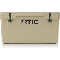 해변 음료 캠핑 피크닉 낚시 보트 바베큐용 RTIC 65 QT 하드 쿨러 절연 휴대용 아이, 65 Quart, Tan