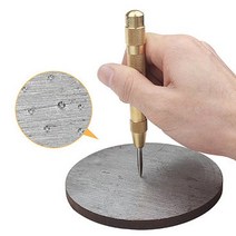 펀치 드릴 구멍 마커 금속 마킹 원목 벽돌 유리 뚫기, 블랙GY001579, 1개