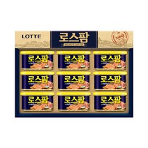 롯데햄 로스팜 엔네이처 8호 선물 세트 + 쇼핑백, 1세트