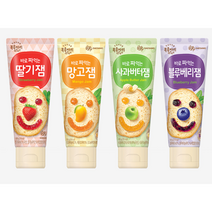 [한정특가] 복음자리 바로 짜먹는 잼 3개세트 (딸기/망고/블루베리/사과버터잼 택), 짜먹는 사과버터잼 3개(실제배송 총3개!)
