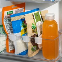 걸어쓰는 냉장고 칸 분리 칸막이 미니 파티션 / 냉장고 정리 클립, 냉장고분리칸막이, 12p세트