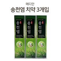 [Zion]아모레 상쾌한 치약 소나무 송천염 치약 120g3개입 EW63352 EA, 지온 쿠팡 송천염120gX3개입, 지온 쿠팡 본상품선택
