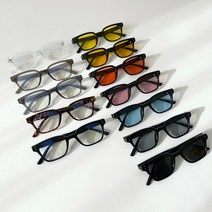 기획 뉴욕 패션 뿔테 틴트 안경 선글라스_(12color)