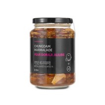 청담라이프 프리미엄 배 도라지 대추청 수제 과일청 500ml, 4개