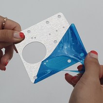 싱크대 장롱 문짝 경첩 댐퍼 수리 보강판 90x47 B형