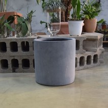 모던 FRP 원통형 화분 40x40cm플랜터모던 FRP 원통형 화분 40 40cm플랜터, 물구멍X