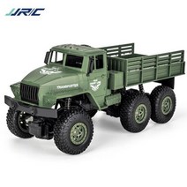 오프로드 입문용 JJRC Q68 Q69 RC 자동차 118 트럭 2.4G 4WD 군용 차량 원격 제어 육군 소련 우랄 M35A2 모델, Q68 Green