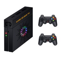 매직박스 E6 안드로이드TV 듀얼 시스템 게임박스 무선 고화질 PSP 게임기, 128G