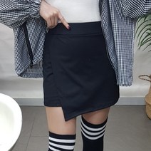 제이후 블랙 스판 밴딩 치마바지 골프 테니스 운동 트레이닝 랩 미니 스커트 (S~2XL)