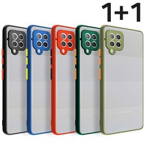더조은셀러 1+1 갤럭시A42 5G 하드 케이스 무광 지문방지 캐주얼 커버 매트 범퍼 보호 A426 휴대폰