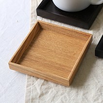 라탄 컵받침 티코스터 찻잔받침 커피잔받침, 17. 미니 정사각 트레이-내추럴 S사이즈