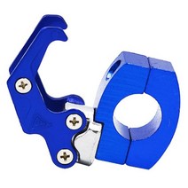 봉지걸이 헬멧 가방 후크 핸들고리 오토바이 바이크 봉투 전동킥보드 핸들바 22mm PCX 배달 튜닝 스쿠터, 봉지걸이_블루