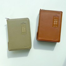 고급 큰글씨 성경책 개역개정 새찬송가 큰글 큰글자 가죽 성경 아가페, 4.[대]NKR72EWBU-올리브