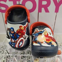 크록스 [2001아울렛중계] #캡틴아메리카#아이언맨#닥터스트레인지#마블 어벤저스 패치 클로그 키즈~