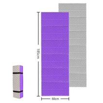 캠핑 방수 방습 매트 휴대용 슬리핑 패드 피크닉 폼 침대 매트리스 여행 트레킹 야외, 180x60x1.8cm, Purple