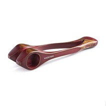 Heritage Musical Spoons 타악기 수제 캐나다 메이플우드 천연 목재 포크 사운드 모든 음악 경험을 가진 성인 및 어린이를 위한 훌륭한 선물 라지 내추럴, Burgundy, Burgundy