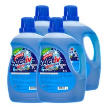 크로바 액체세탁세제 [액티브겔] 일반드럼겸용, 3L, 4개
