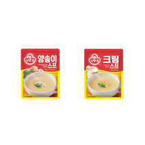 오뚜기 크림 스프 80g x 2p + 양송이 스프 80g x 2p, 1세트