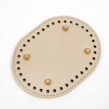 털실나라 일체형 가죽 가방바닥 5+1 뜨개받침, 02 14.5x11cm, 골드베이지