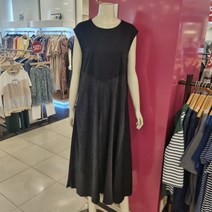 샤트렌 [여름원피스 추천] 데일리 코디하기 좋은 라운드넥 A라인 배색 롱원피스 HCBMOP801