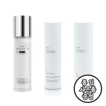 [신상품]미애부 큐레이터 3종세트(에멀전 세럼 크림)+사은품 증정! 미백 및 주름개선 2중 기능성 아데노신 함유 미애부 큐레이터 로션 로숀 화장품 기초세트, 큐레이터 3종세트+큐레이터 세럼